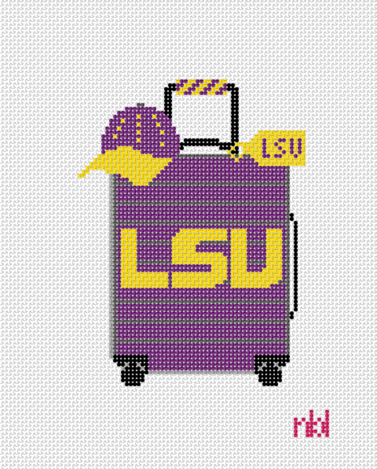 LSU Travel Suitcase