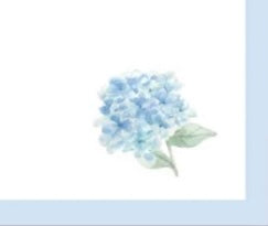 Notepad Watercolor Hydrangea