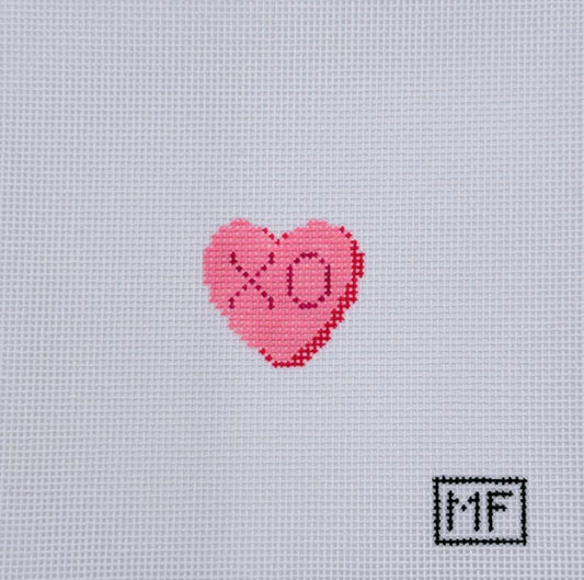 Mini XO Heart Pink