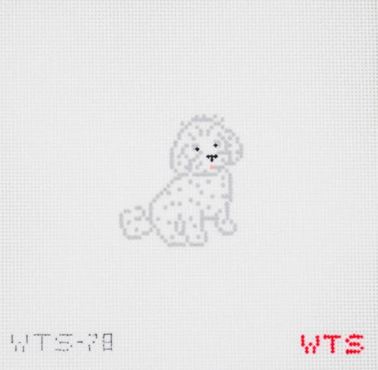 Mini White Fluffy Dog