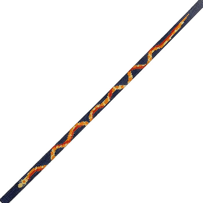 Orange and Blue Snake Wrap Bracelet