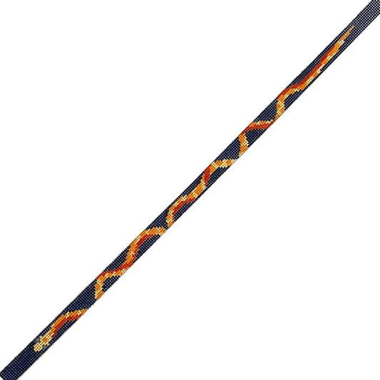 Orange and Blue Snake Wrap Bracelet