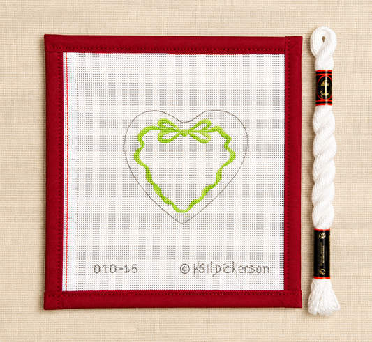 Ribbon Heart - Green