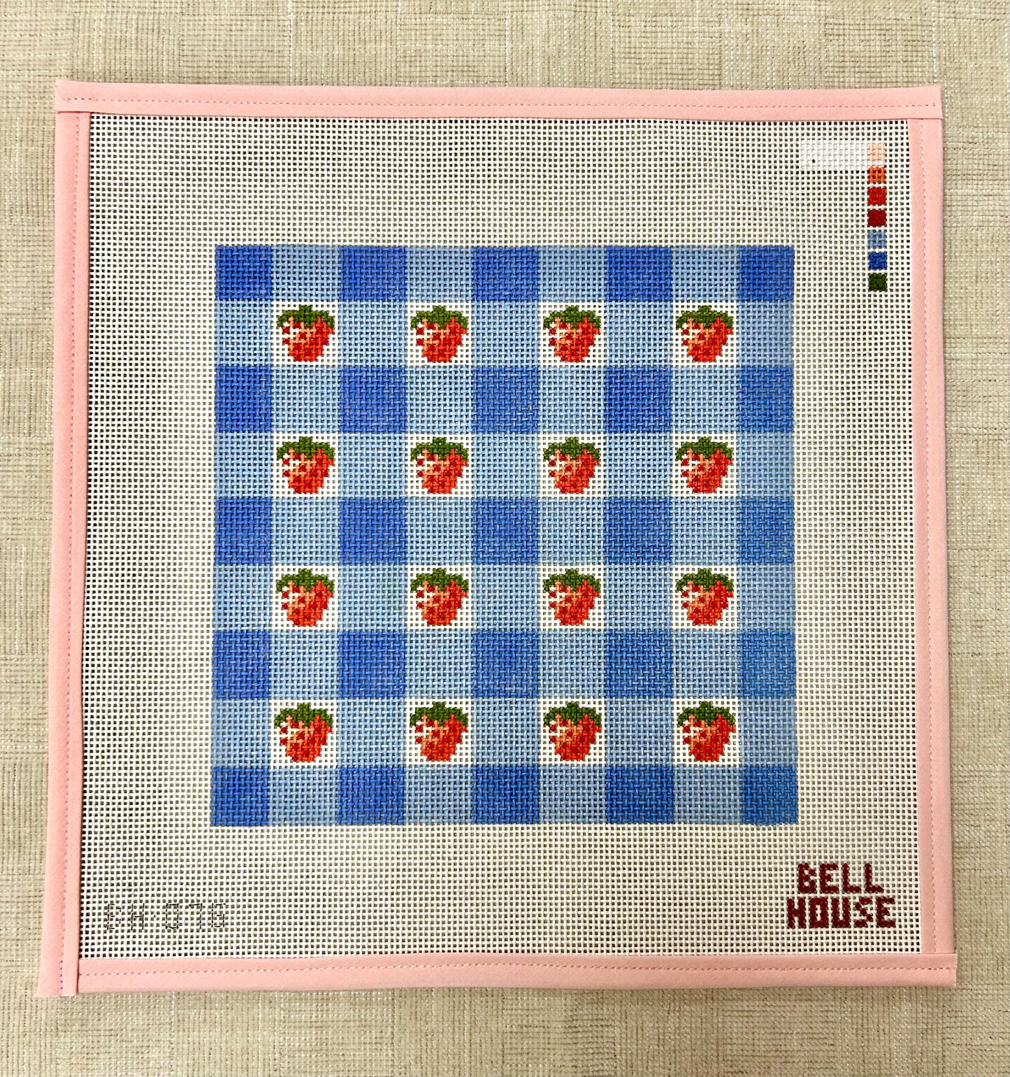 Strawberry Plaid 8"
