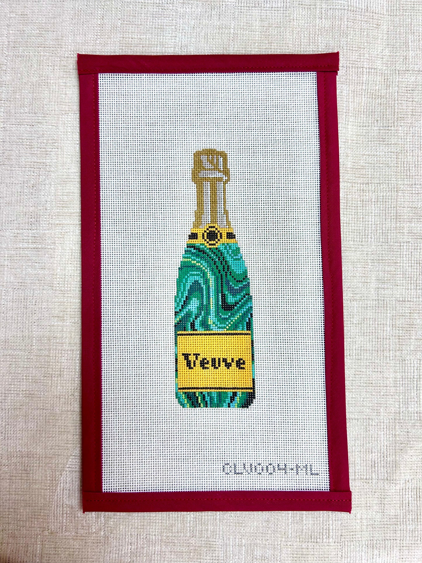 Malachite Champagne Bottle