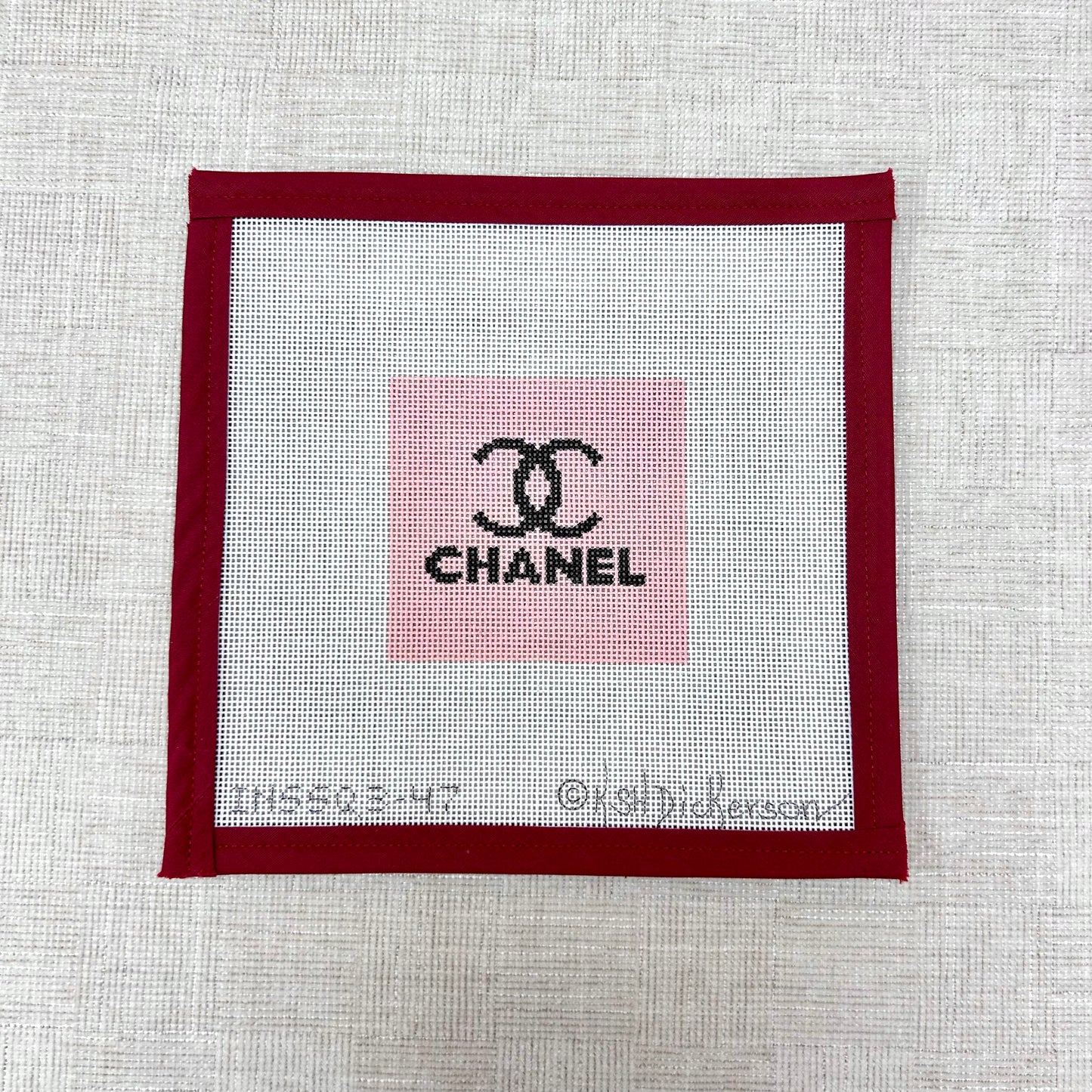 Chanel C's - black on pink