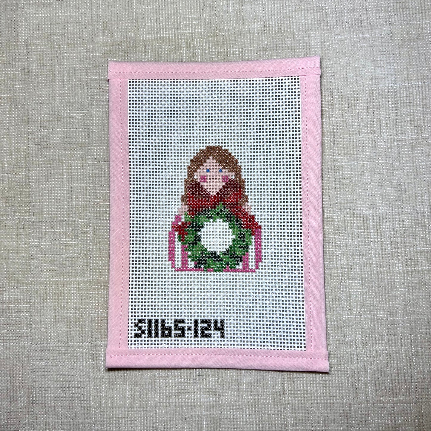 SCT Designs Wreath with Red Bow Angel