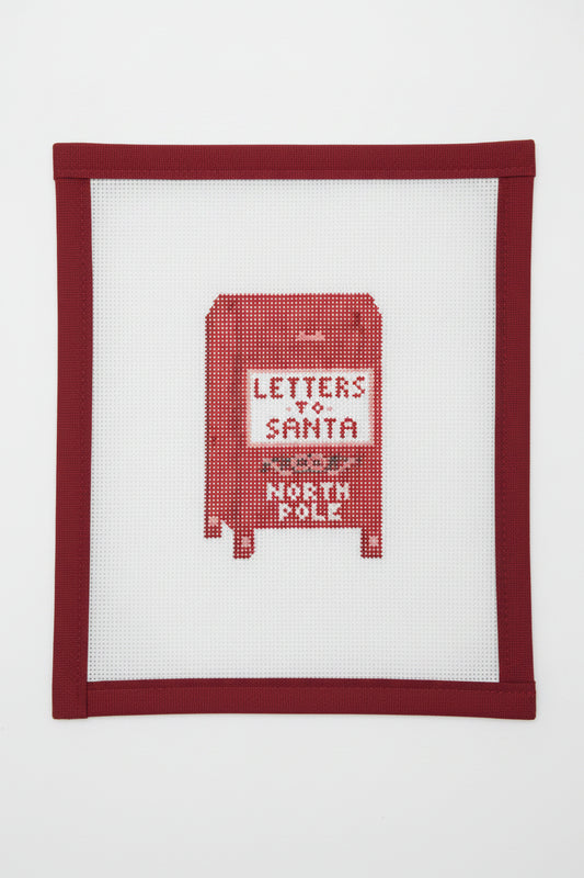 Letters to Santa Mailbox Canvas and Stitch Guide