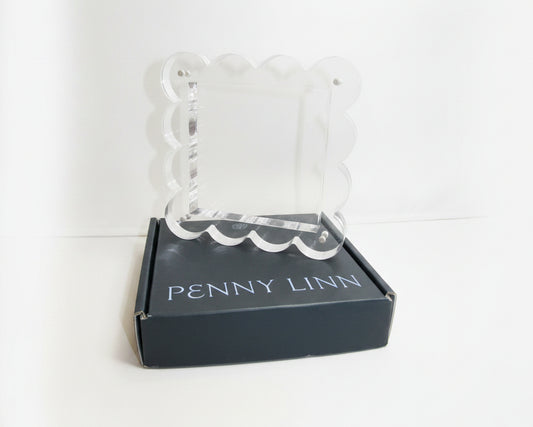 Acrylic Scallop frame 4 inch