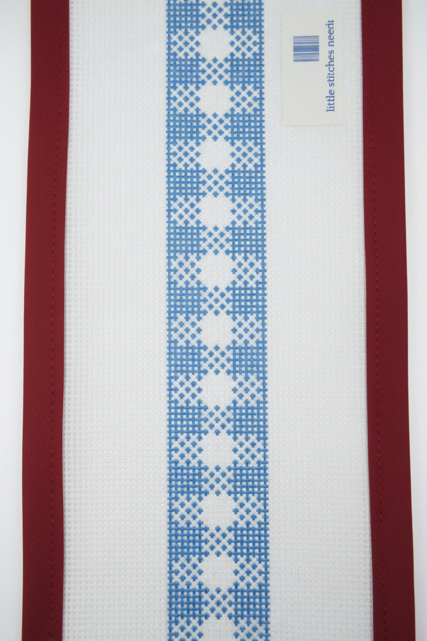 Gingham Blueberry Fob