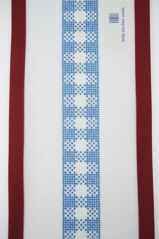 Gingham Blueberry Fob