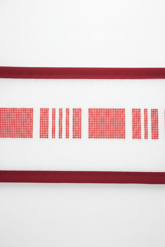 Stripe Strawberry Fob
