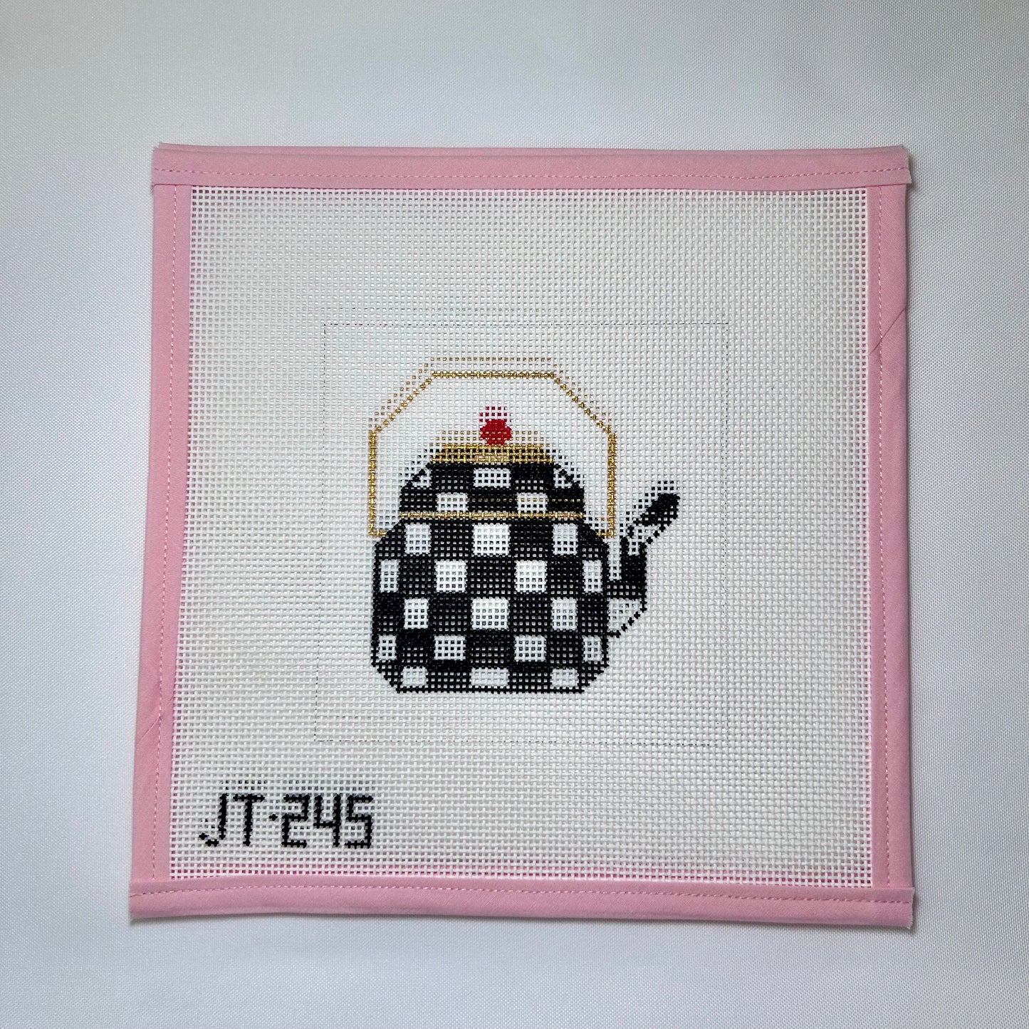 Teapot Square - Black & White