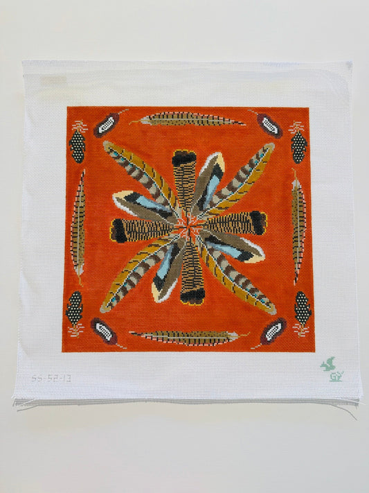 Game Bird Feathers Pillow