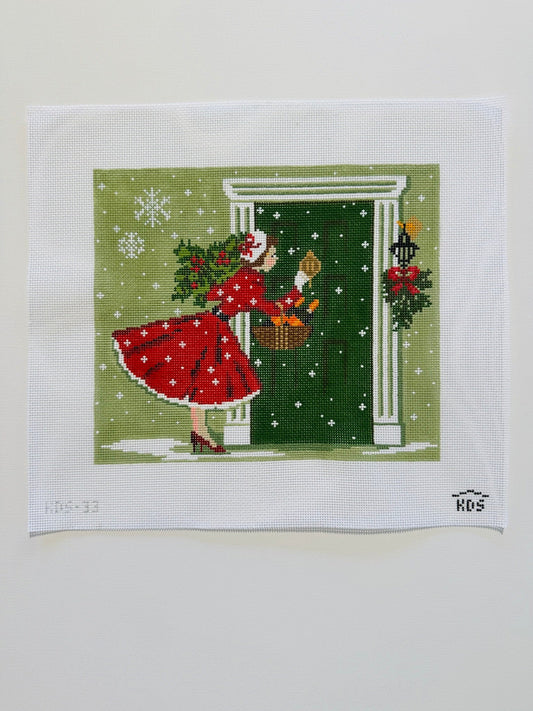 Betty Brings Bubbles Pillow