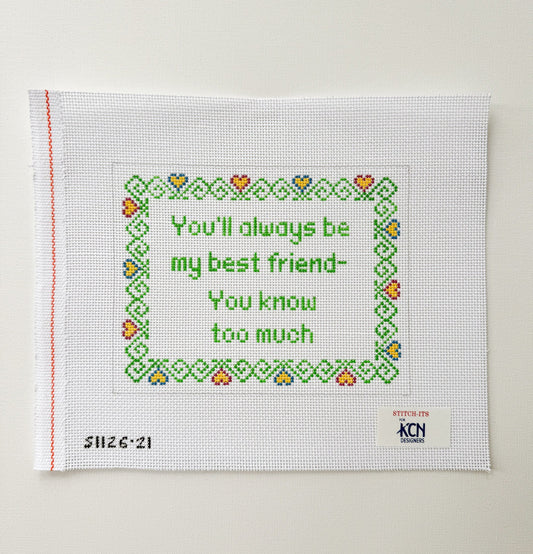 You'll always be my best friend