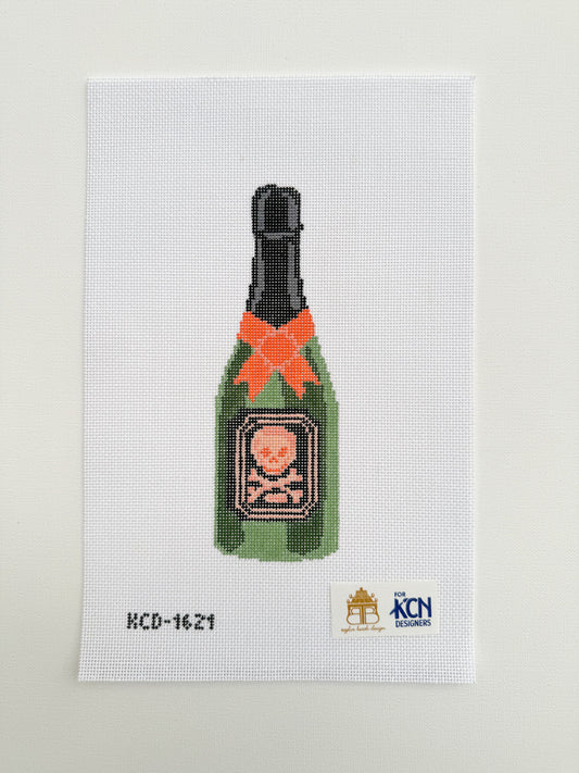 skeleton bottle canvas