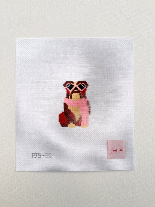 Mini fab pup, bulldog