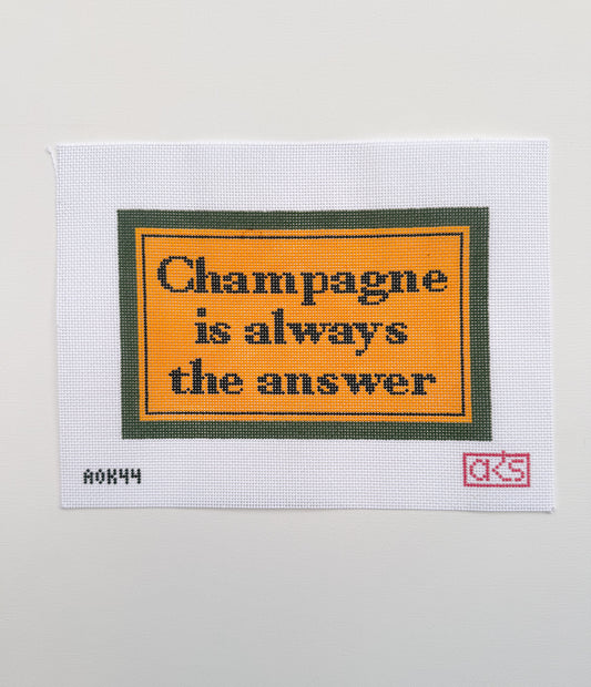 Champagne is always the answer