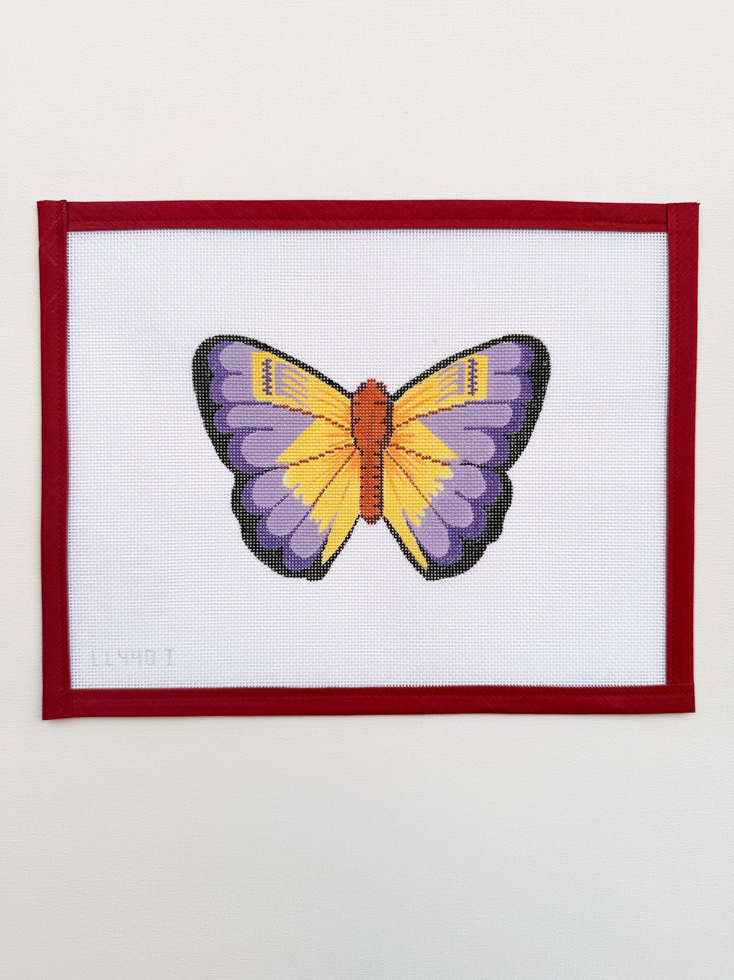 Yellow and Purple Butterfly