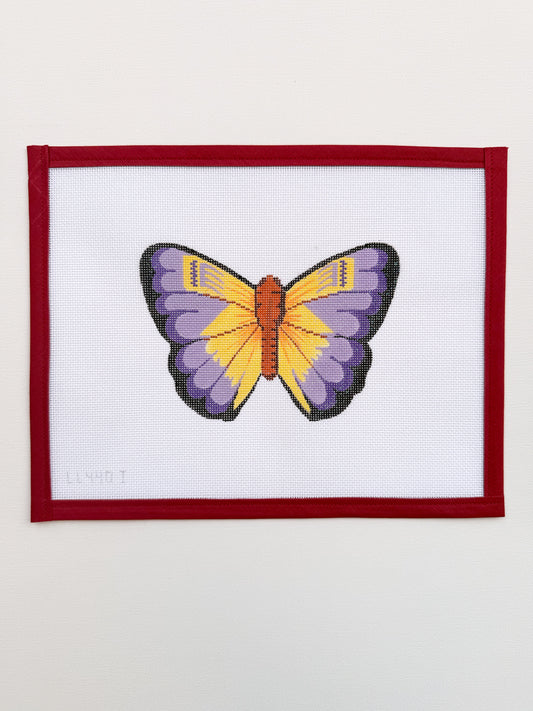 Yellow and Purple Butterfly