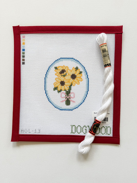 Sunflower Bouquet Oval