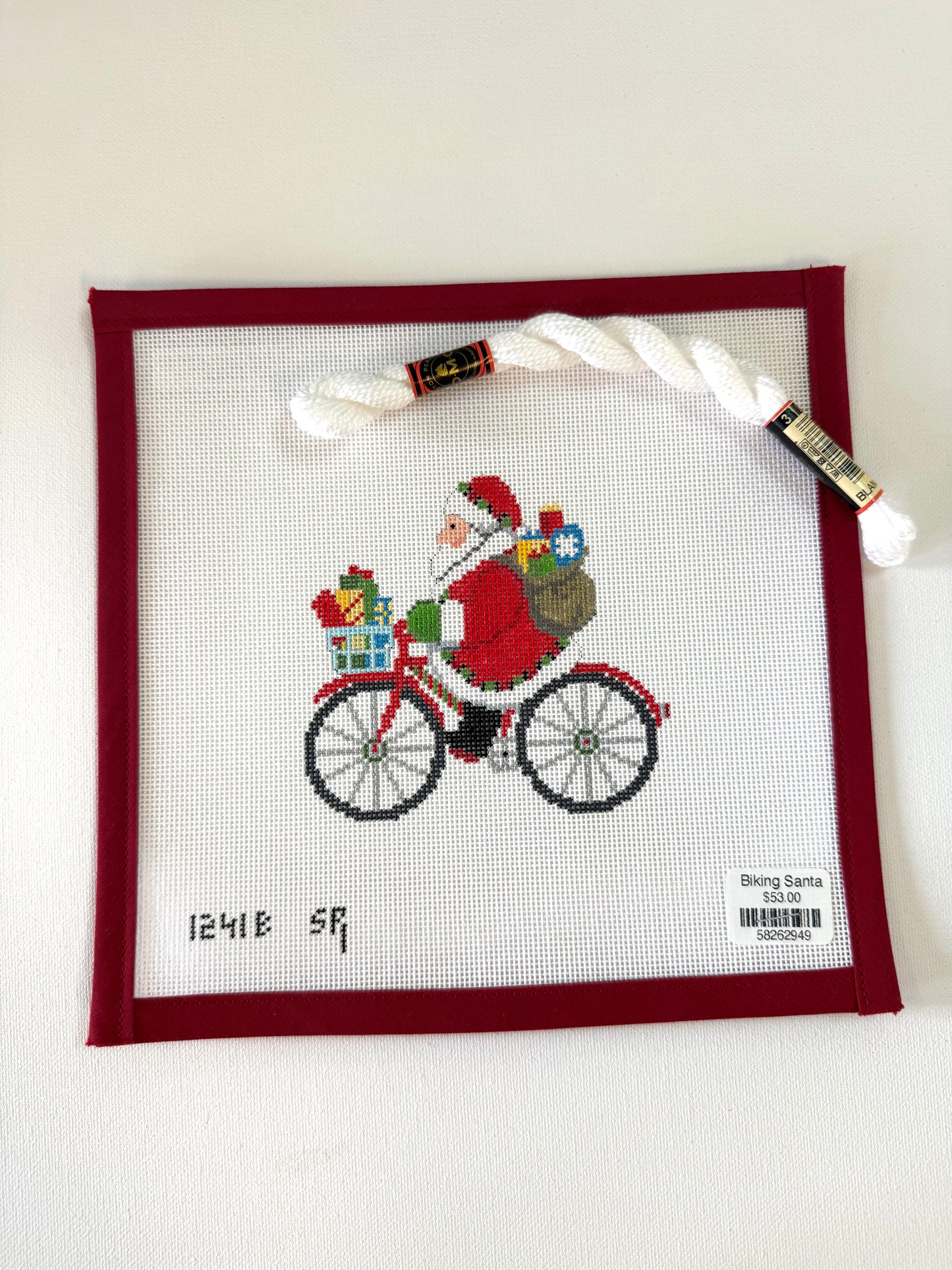 Biking Santa