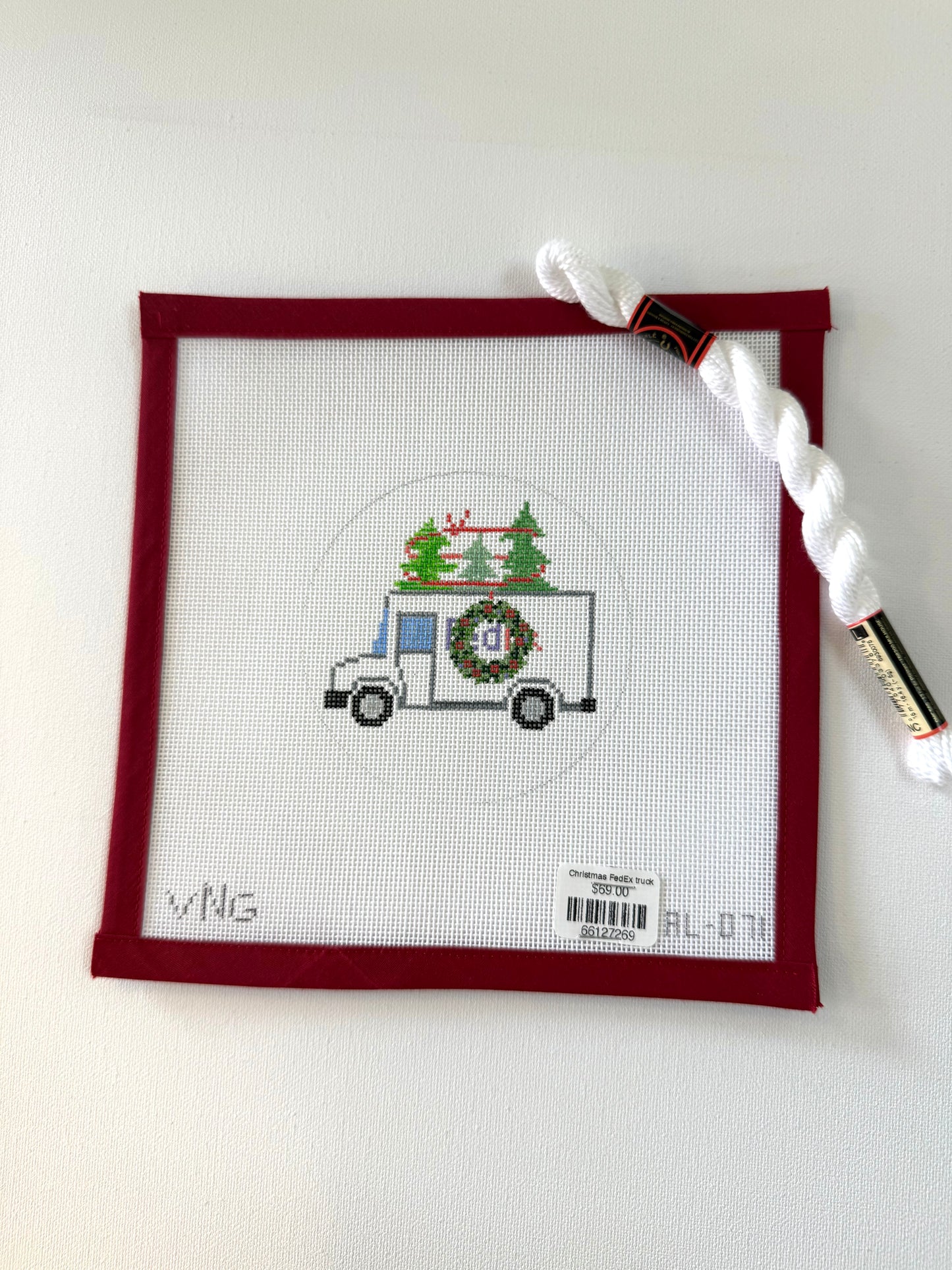 Christmas FedEx truck