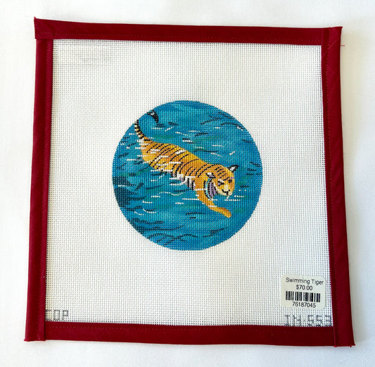 Swimming Tiger