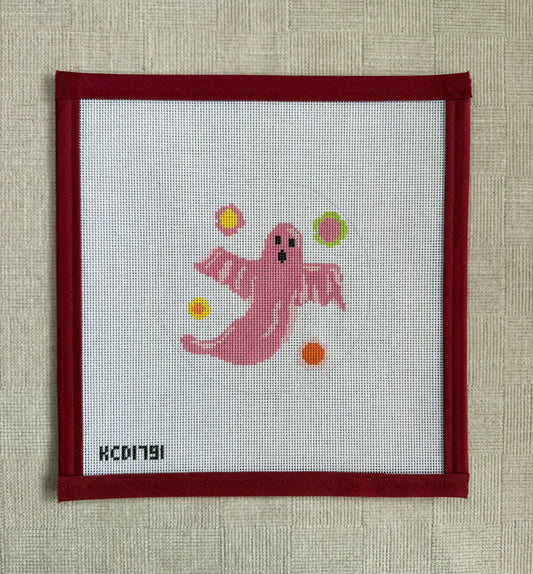 Pink Groovy Ghost Canvas