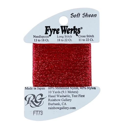 Fyre Werks - Brite Christmas Red