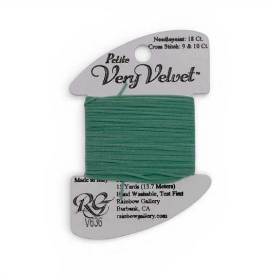 PETITE VERY VELVET LITE SEA GREEN Card