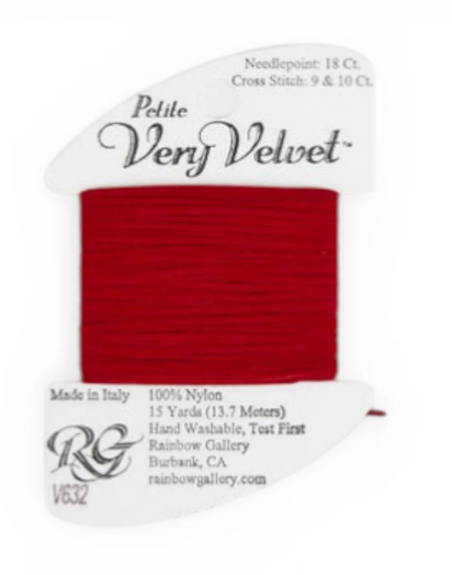 PETITE VERY VELVET BRITE RED Card