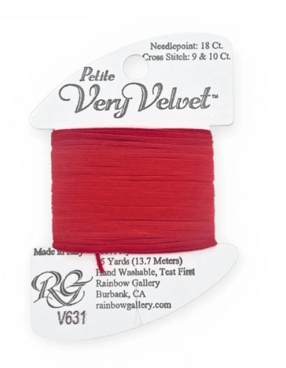 PETITE VERY VELVET CHRISTMAS RED Card