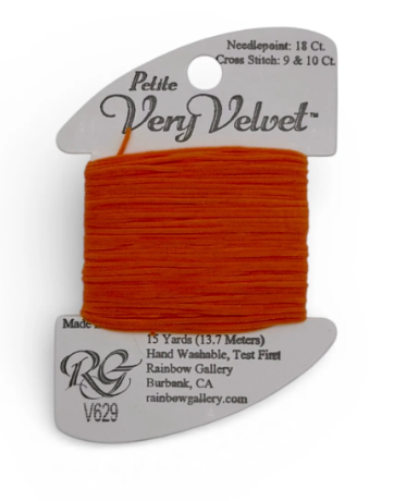 PETITE VERY VELVET ORANGE Card
