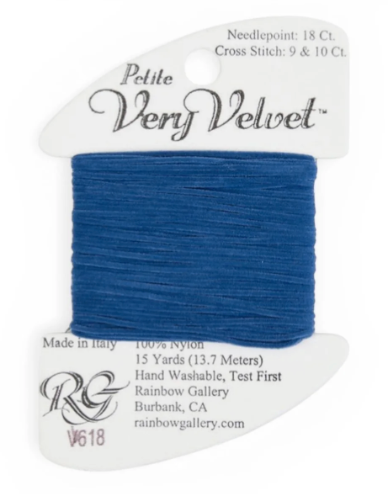 PETITE VERY VELVET ANTIQUE BLUE Card
