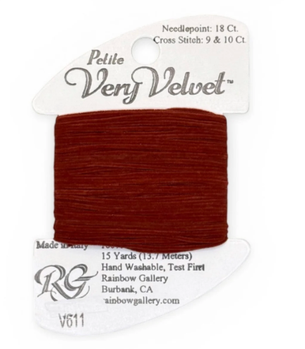 PETITE VERY VELVET BRICK RED Card