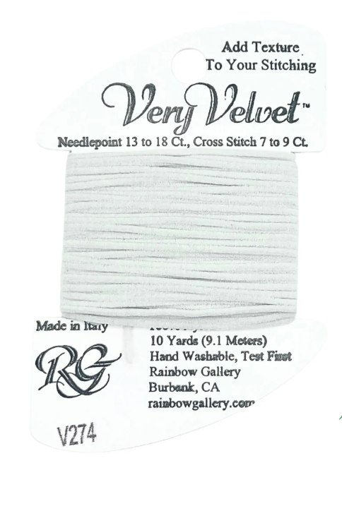 VERY VELVET WHITE Card