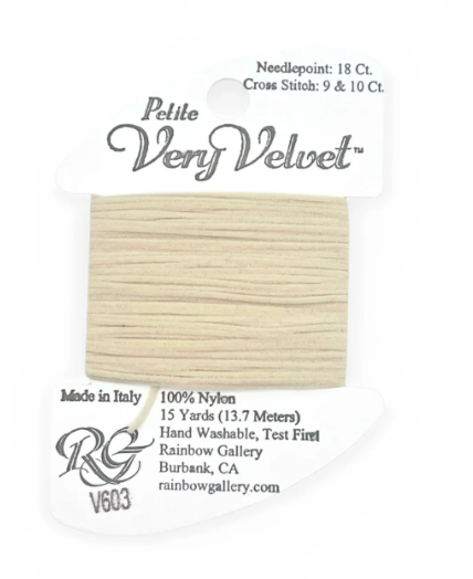 VERY VELVET ECRU Card