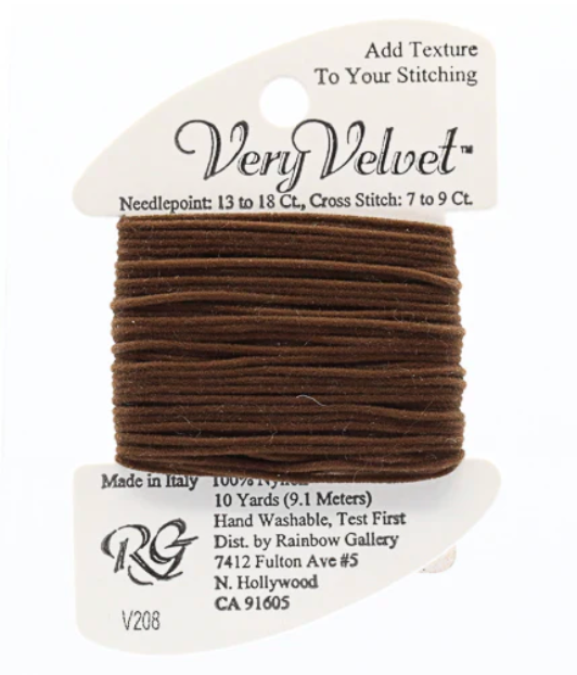 VERY VELVET DARK BROWN Card