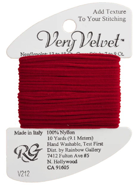 VERY VELVET CHERRY RED Card