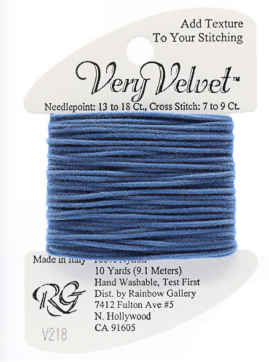 VERY VELVET ANTIQUE BLUE Card