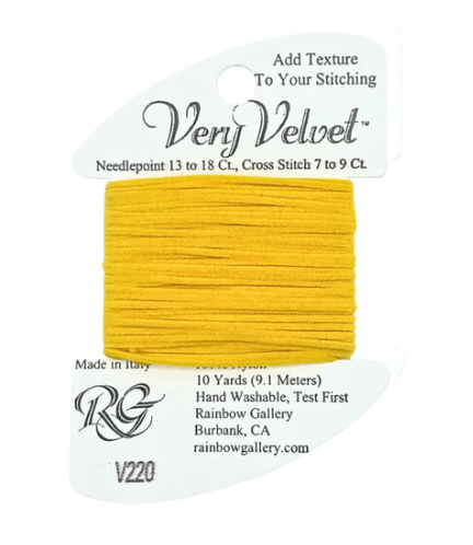 VERY VELVET YELLOW Card