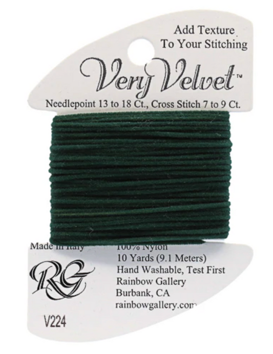 VERY VELVET MIDNIGHT GREEN Card