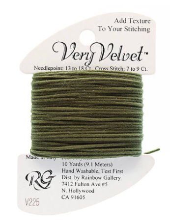 VERY VELVET OLIVE Card