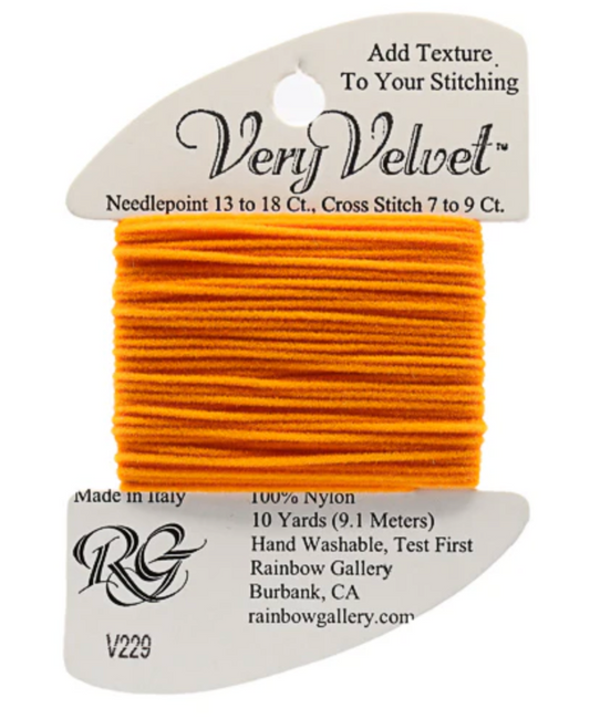 VERY VELVET ORANGE Card