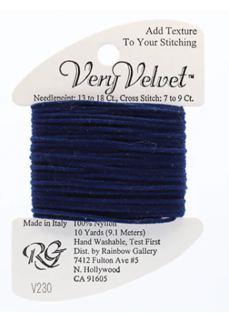VERY VELVET NAVY Card