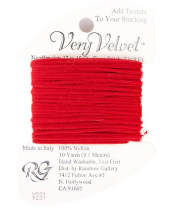 VERY VELVET CHRISTMAS RED Card