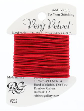 VERY VELVET BRITE RED Card