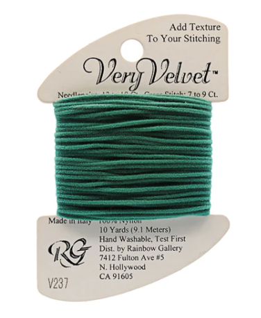 VERY VELVET SEA GREEN Card
